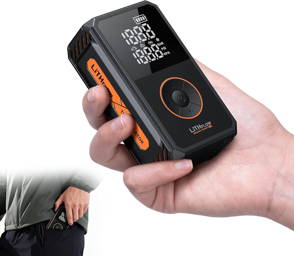 Lithflow Portable Air Compressor: $9.99