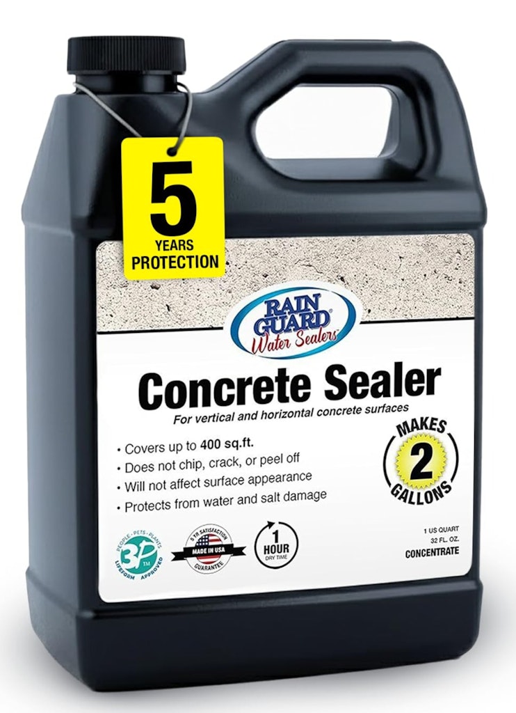 Rain Guard Concrete Sealer 32-oz. Bottle: $20