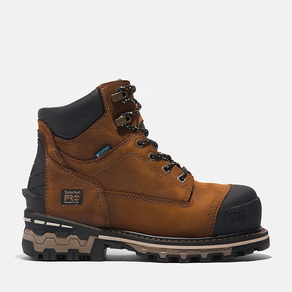 Timberland Women's Boondock 6" Waterproof Comp-Toe Work Boots: $63 in cart