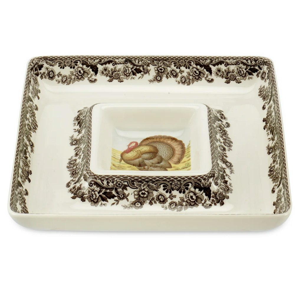 Spode Woodland Turkey 12" Chip & Dip Platter: $63 + Extra 10% off