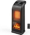 Comfort Zone 18" 1500W Oscillating Tower Space Heater with 3D Flame for $42 + free shipping