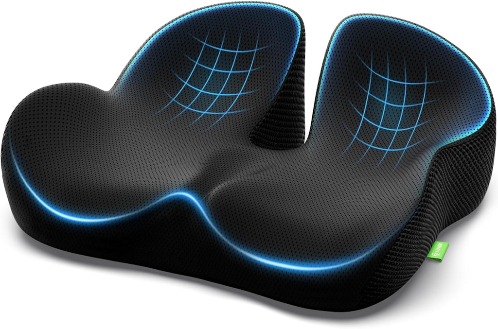 Auvon Gel Seat Cushion with Memory Foam: $23.99