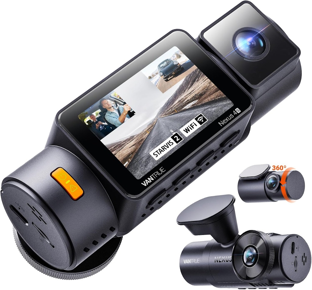 Vantrue N4S 3-Channel Front & Rear Dash Cam: $166 Vantrue N4S 3-Channel Front & Rear Dash Cam: $166