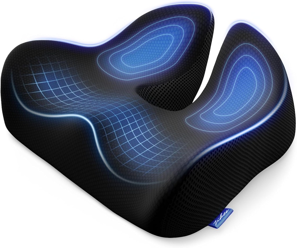 Zikee Ergonomic Memory Foam Seat Cushion: $27.99