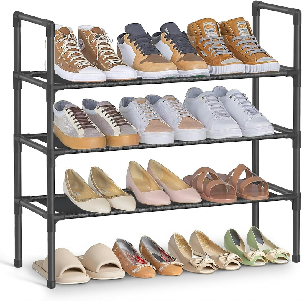 Songmics 3-Tier Slim Shoe Rack: $8.97