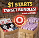 Target Bundle Blowout on eBay Live for Deals from $1, from 1pm