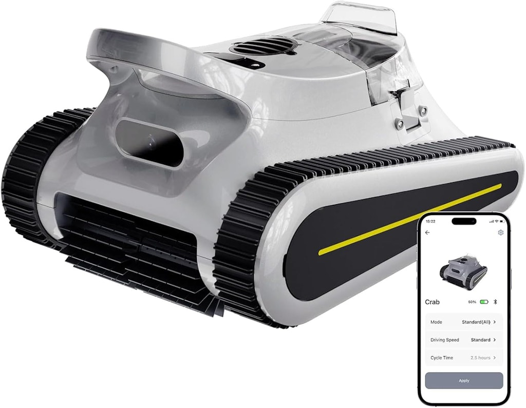 Nepturox 45000Pa Cordless Robotic Pool Cleaner: $365.49