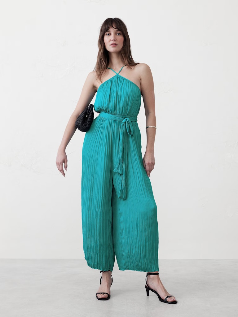 Banana Republic Factory Women's Halter Elastic-Waist Jumpsuit: $15 in cart