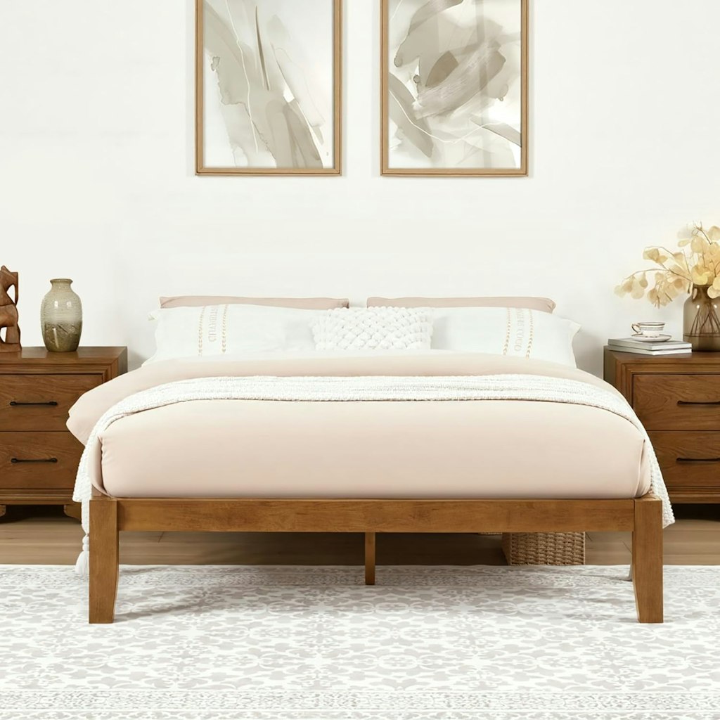 Softa Mikor Queen Japanese Joinery Bed Frame: $299.98