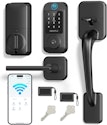 Heantle Wi-Fi Smart Lock with Handle Set for $65 w/ Prime + free shipping