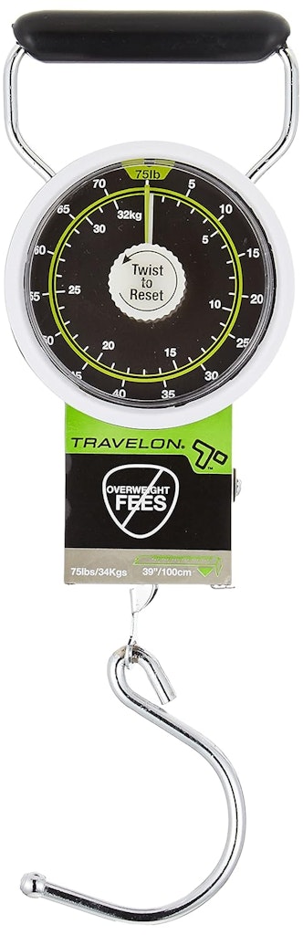 Travelon Stop and Lock Luggage Scale with Tape Measure : $5.24