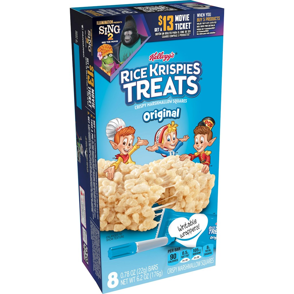 Rice Krispies Treats Snack Bars 8-Count: 2 for $5
