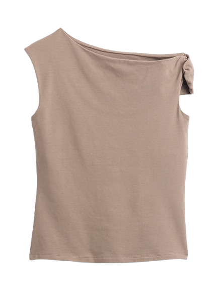 Gap Factory Women's Stretch Jersey One-Shoulder Top: $3.59