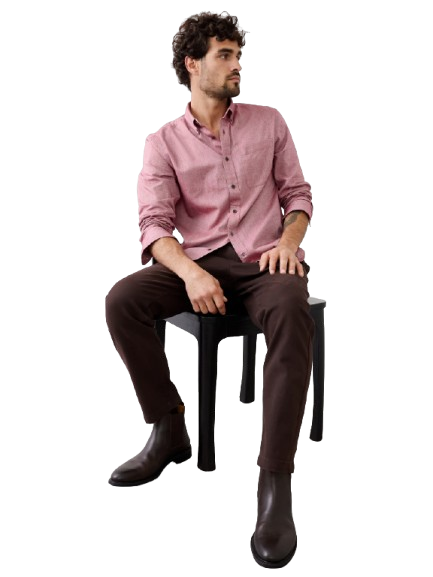 Banana Republic Factory Men's Slim-Fit Lightweight Flannel Shirt: $8.48