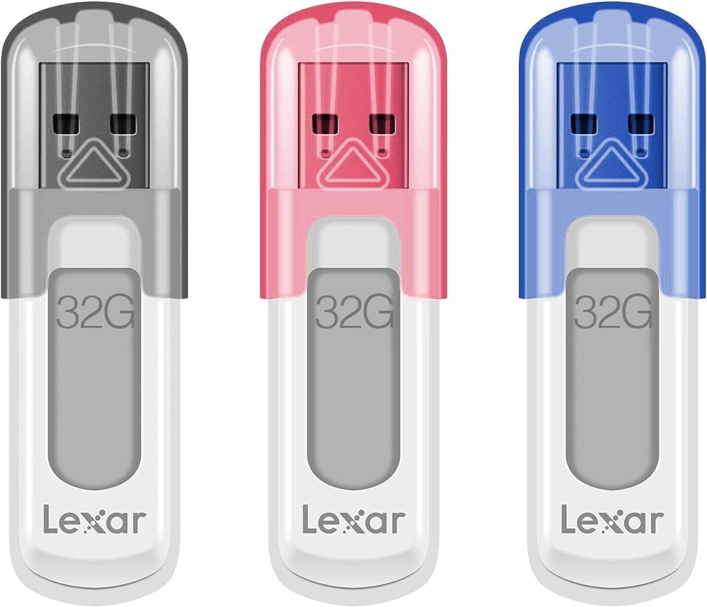 Lexar 32GB 3-Pack JumpDrive USB 3.2 Flash Drive: $25