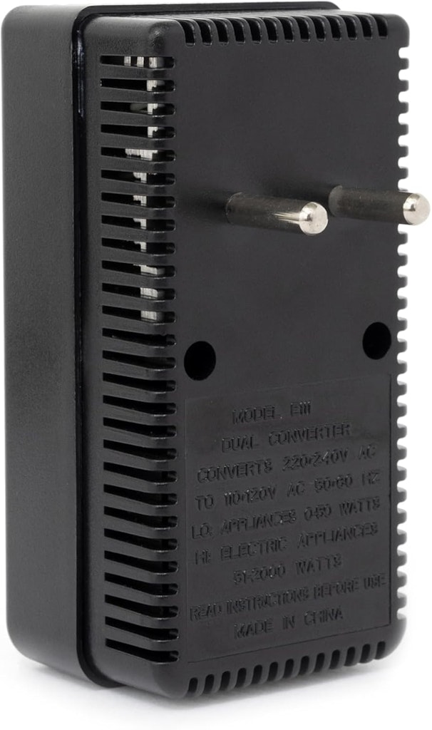 Travelon Dual Wattage Converter for 220V: $9.53