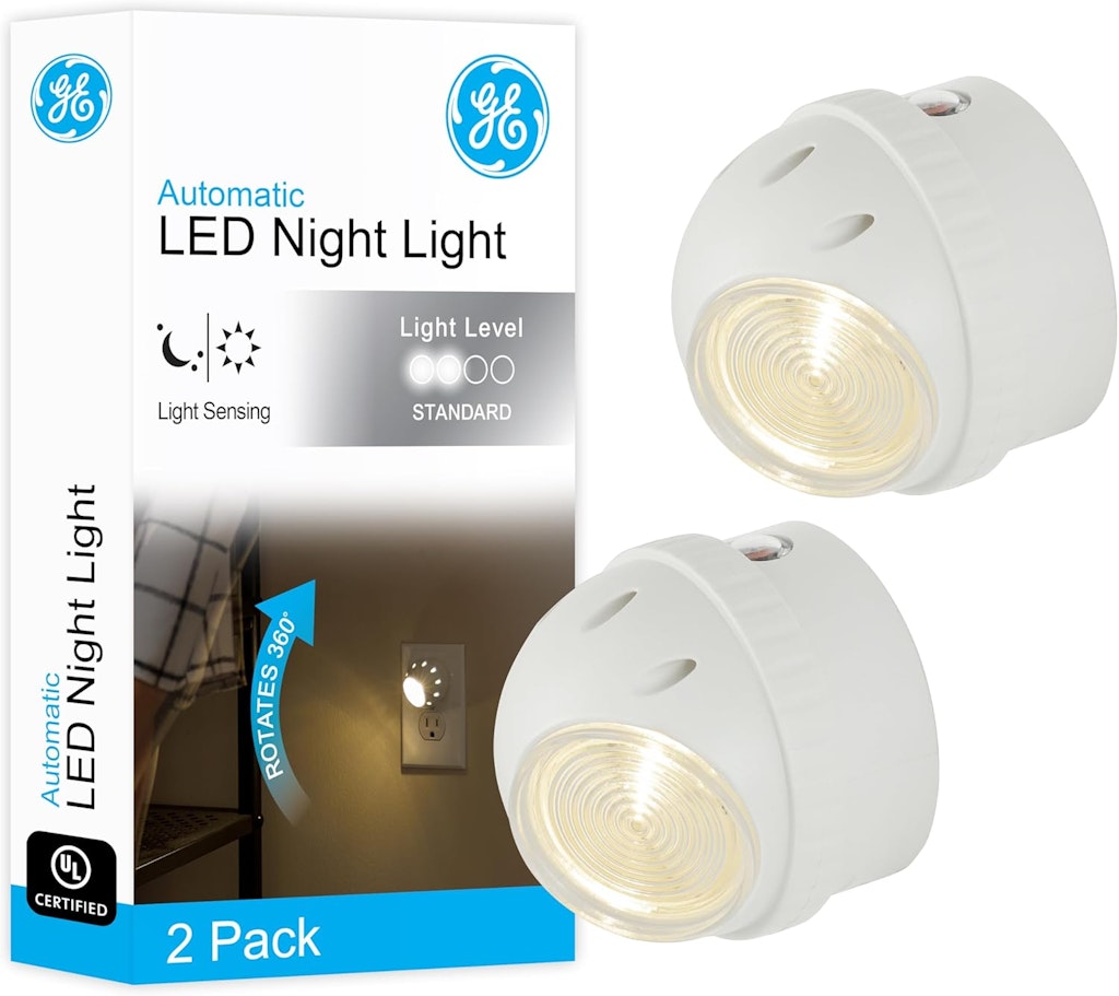 GE Rotating Plug in Night Light 2-Pack: $3.99