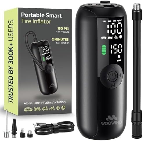 Woowind LP1 Portable Tire Inflator: $25.99 Woowind LP1 Portable Tire Inflator: $25.99