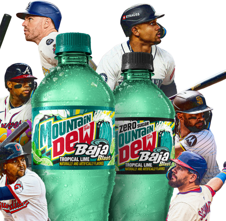 Mountain Dew Baja Blast 20-oz. Bottle: Free when MLB player hits a 420ft+ home run