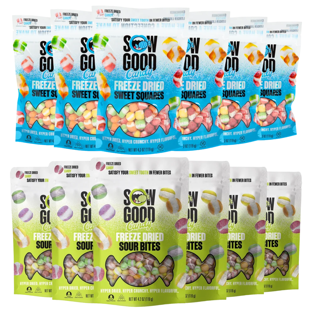 Sow Good Freeze Dried Sweet & Sour Candy 12-Pack: $18 Sow Good Freeze Dried Sweet & Sour Candy 12-Pack: $18