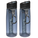 LifeStraw Go 22-oz. Tritan Water Filter Bottle 2-Pack for $30 + free shipping