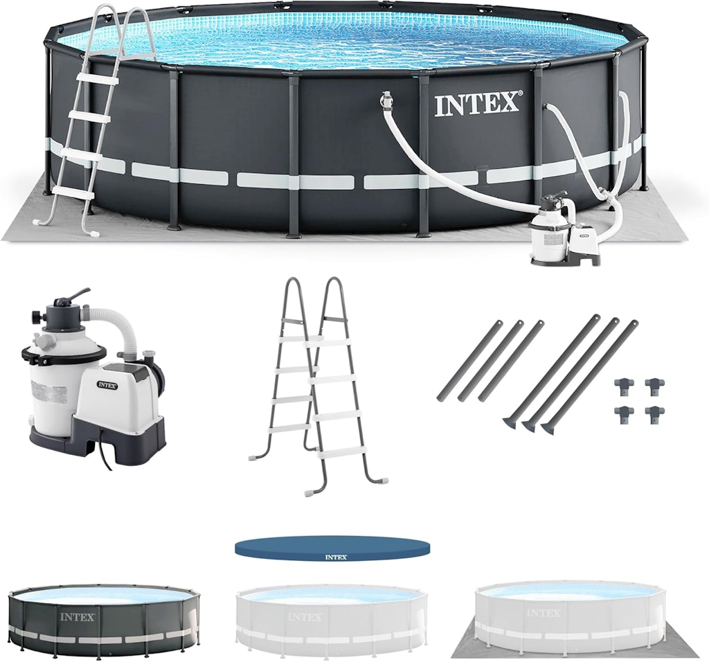 Intex Ultra XTR Frame 42" x 14-Foot Outdoor Above Ground Swimming Pool Set: $399.99