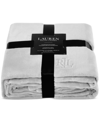 Lauren Ralph Lauren Micromink Plush Blanket: $25