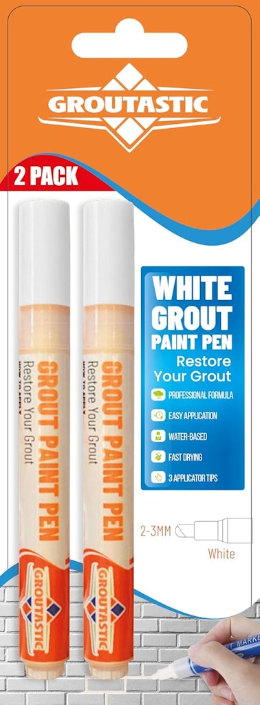 Groutastic White Grout Paint Pen 2-Pack: $16