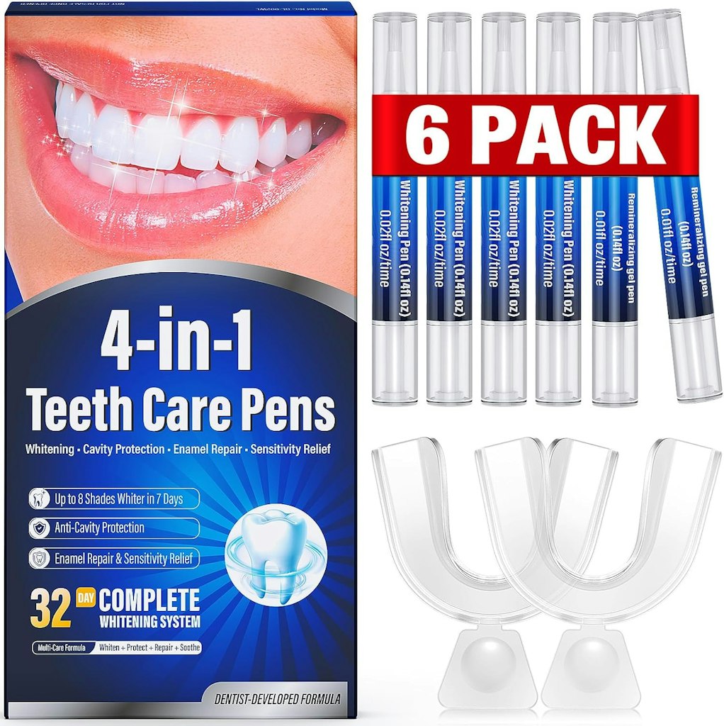 4-in-1 Teeth Whitening Pen Kit 6-Pack: $8.49