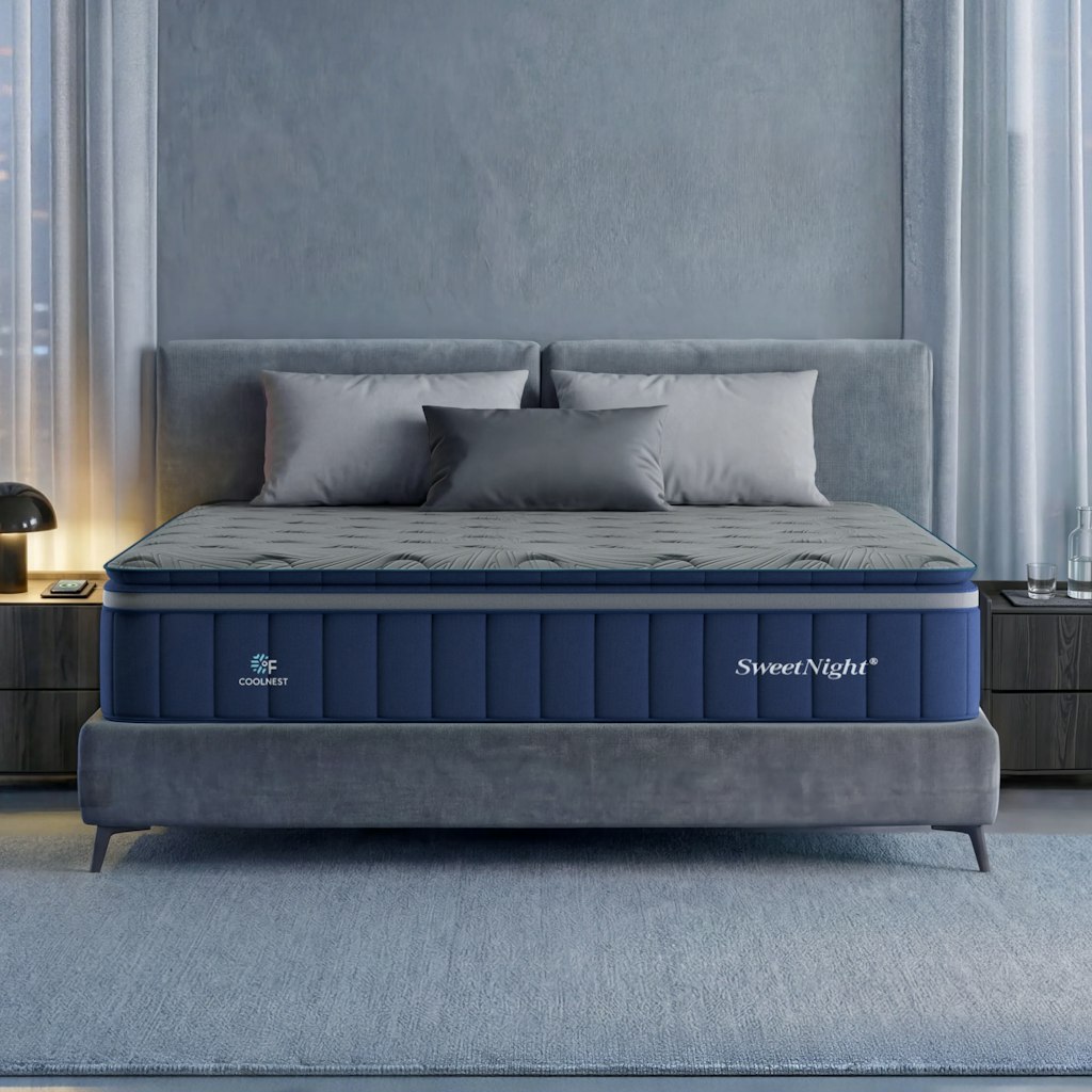 SweetNight CoolNest Hybrid Mattress + 2 Pillows: Extra 25% off