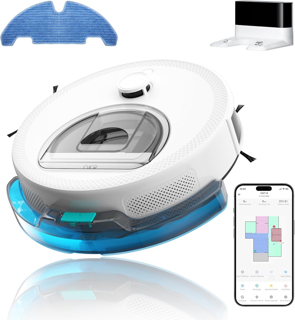 OKP L6 Aqua Robot Vacuum and Mop: $100.07