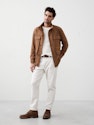 Banana Republic Factory Men's Vegan Suede Field Jacket for $40 + free shipping w/ $50