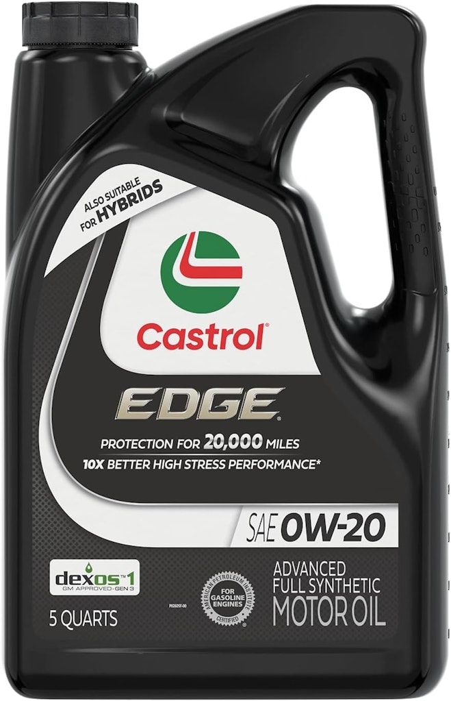 Castrol EDGE 0W-20 Advanced Full Synthetic Motor Oil 5-Quart Bottle: $22 via Sub. & Save