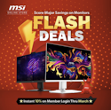 MSI Monitors : Up to 37% off + extra 10% off for members + free shipping