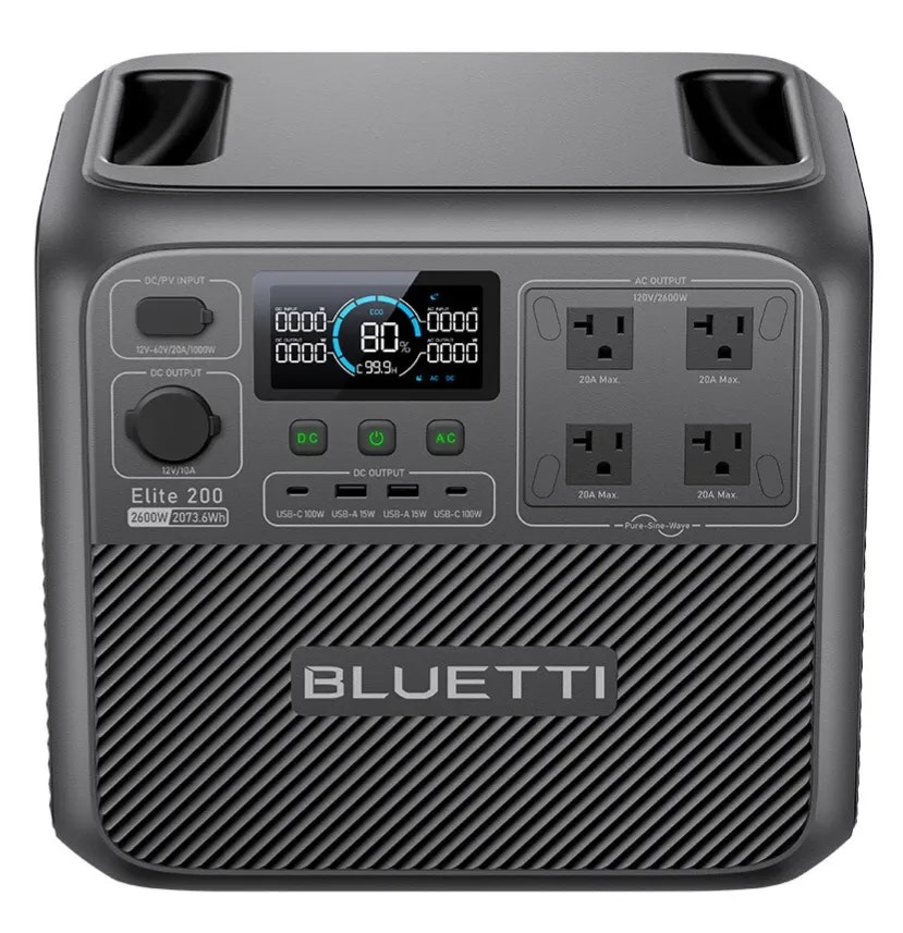 Certified Refurb Bluetti Elite 200 V2 2,073Wh Power Station: $679