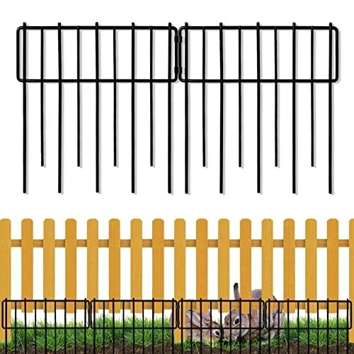 10-Piece Animal Barrier Fence: $18.08