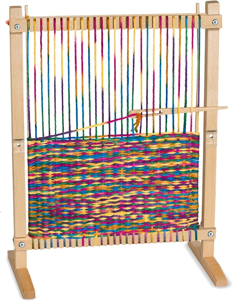 Melissa & Doug Wooden Multi-Craft Weaving Loom: $19