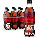 Coca-Cola Zero Sugar Cherry 16.9-oz. Bottle 6-Pack for $4 + free shipping w/ Prime