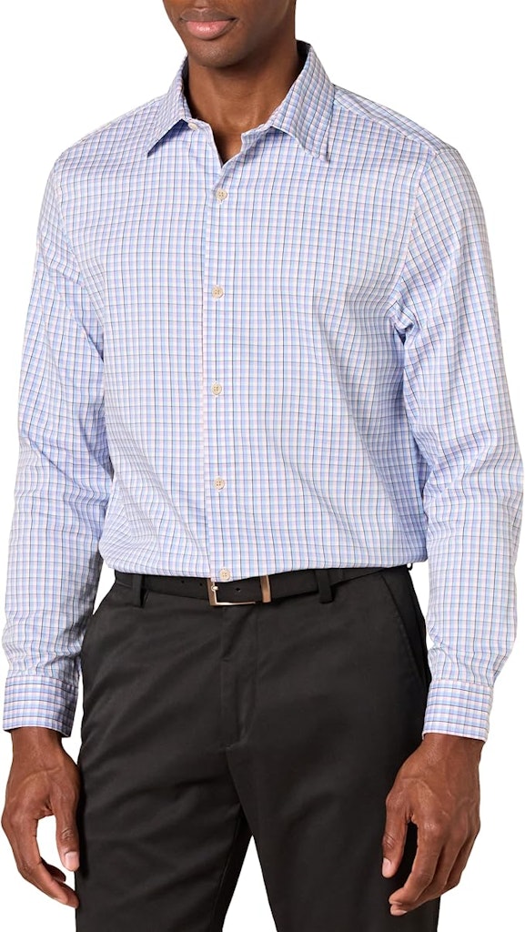 Amazon Essentials Men's Regular Fit Dress Shirt: from $4.09
