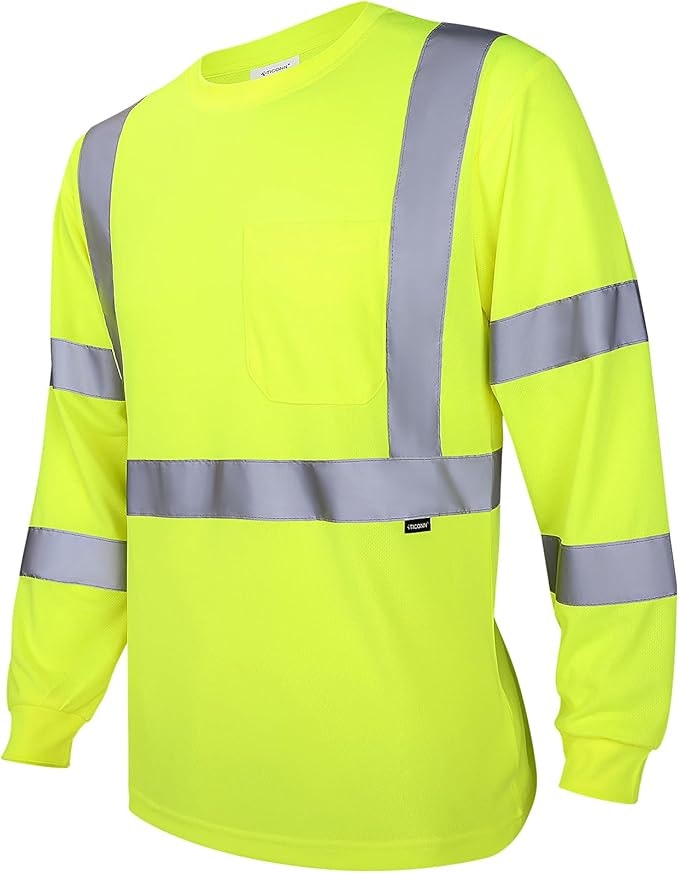 Ticonn Men's or Women's Long-Sleeved High Visibility Shirt: $10.49