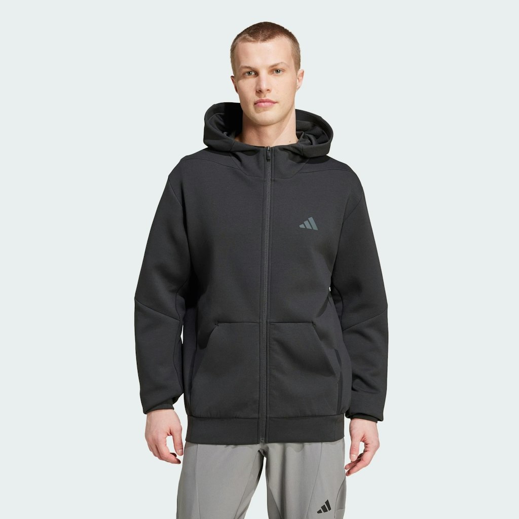 adidas Men's Designed for Training Full-Zip Track Jacket: $26