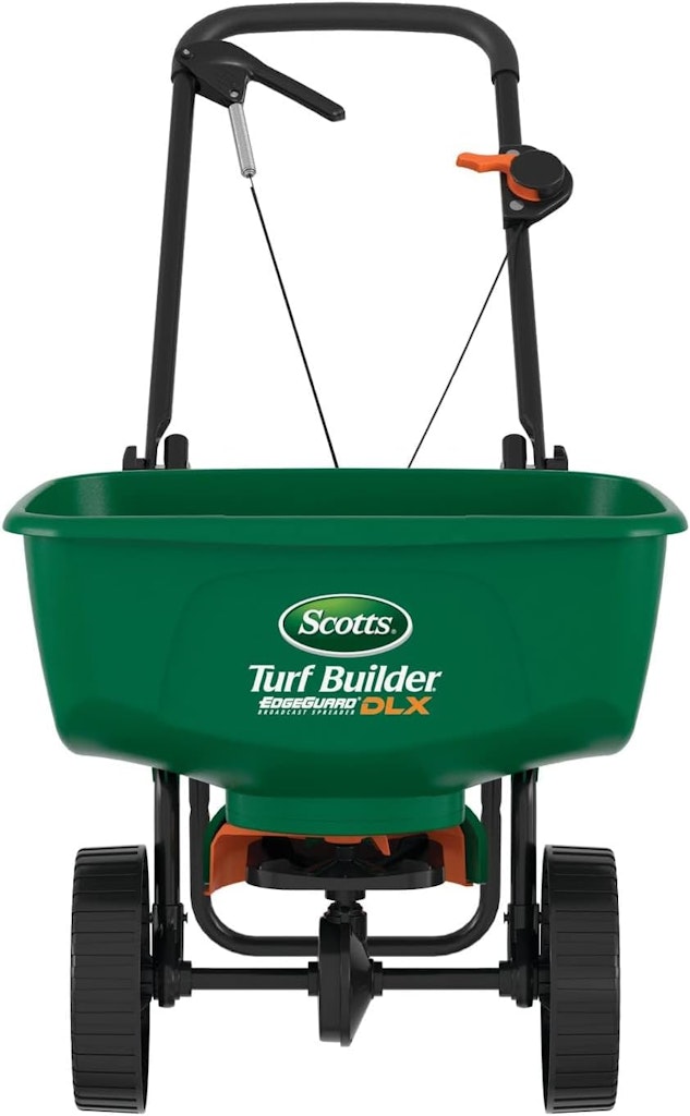 Scotts Turf Builder EdgeGuard DLX Broadcast Spreader: $68.99