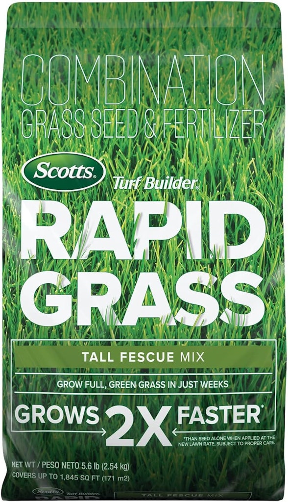Scotts Turf Builder Rapid Grass Tall Fescue Mix 5.6-lb. Bag: $23.98
