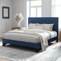 Allewie Platform Bed w/ Headboard for $115 + free shipping