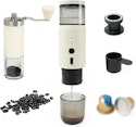 Portable Espresso Coffee Machine & Manual Coffee Grinder Set for $20 + free shipping w/ Prime