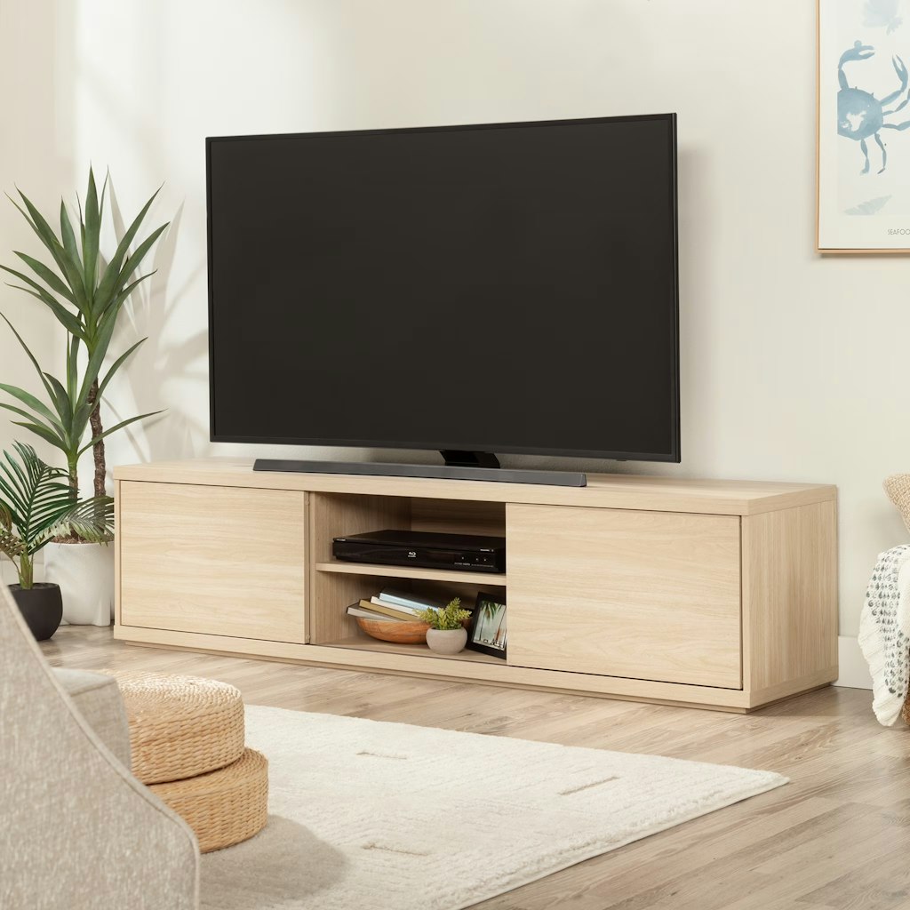 Mainstays Westley Sliding Door TV Stand: $69 Mainstays Westley Sliding Door TV Stand: $69