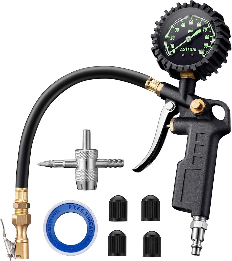 AstroAI Tire Pressure Gauge with Inflator: $13.99 AstroAI Tire Pressure Gauge with Inflator: $13.99