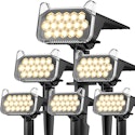 Solar Spot Lights 6-Pack for $30 + free shipping