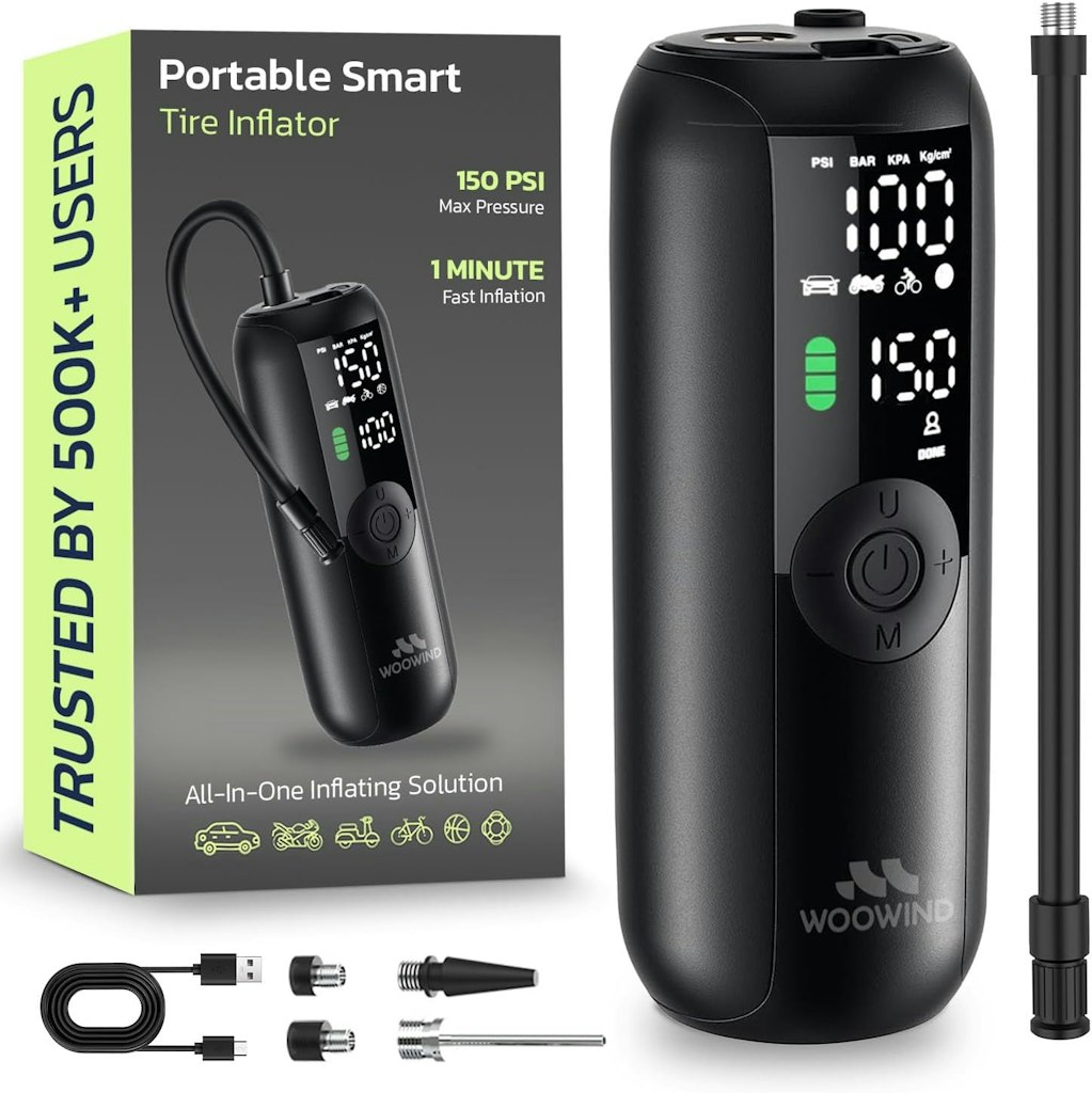 Woowind LP1 Portable Tire Inflator: $25.22 Woowind LP1 Portable Tire Inflator: $25.22