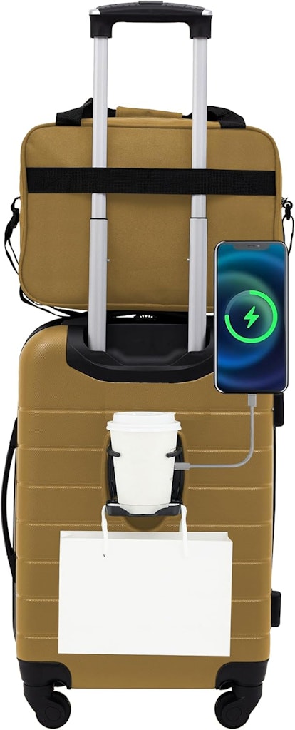 Wrangler Smart Spinner Hardside 2-Piece Set: $44